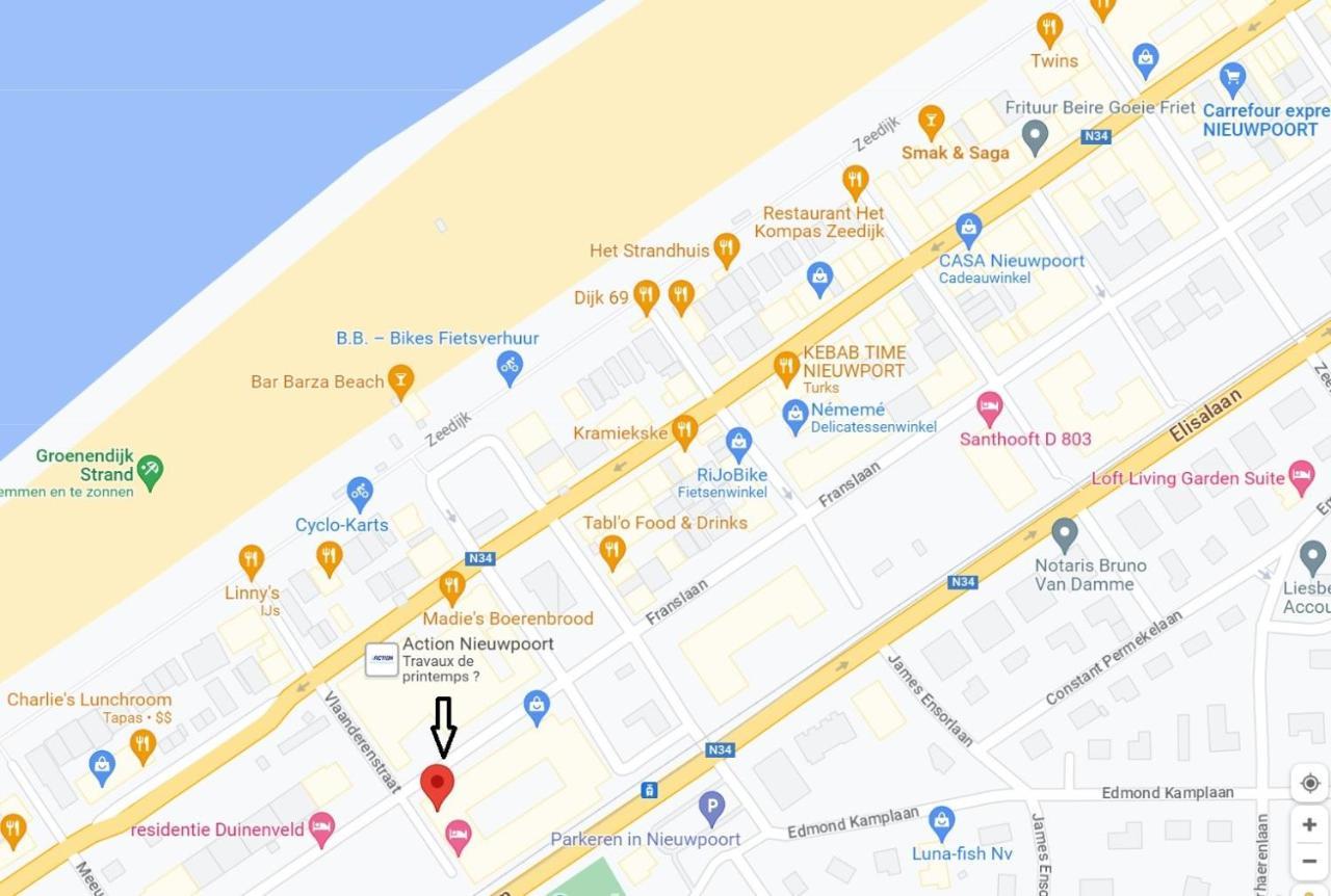 Groot Terras I Luxe Verblijf I Tot 4 Personen I 50M Van De Dijk I Nieuwpoort-Bad Zewnętrze zdjęcie